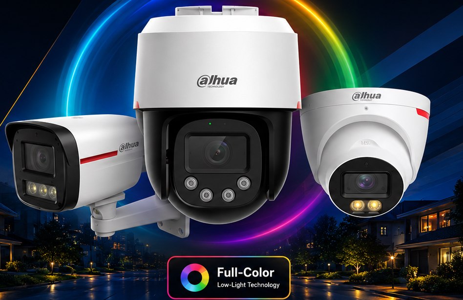 Dahua WizColor bullet, PTZ and dome cameras